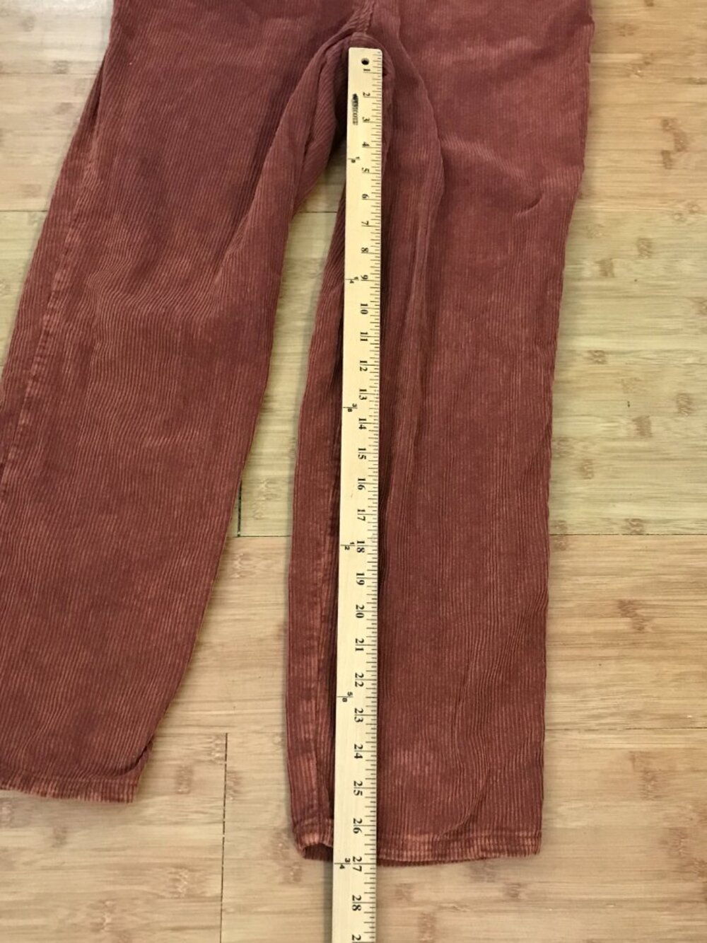 BDG Corduroy Utility Jumpsuit Women S Brown Button Up Pockets Short Sleeve 19146 - Picture 7 of 15